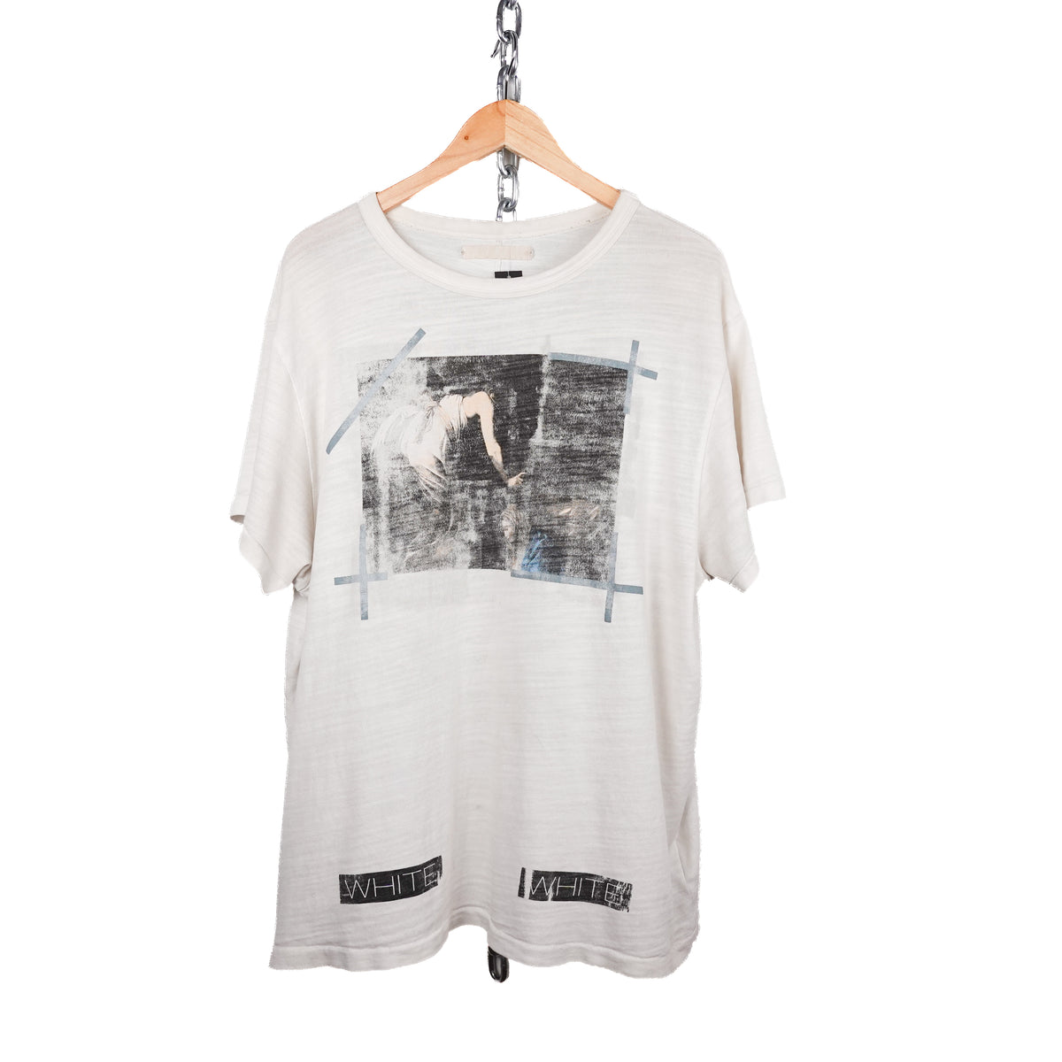 Off-White Caravaggio White Oversized  Tee - Size L