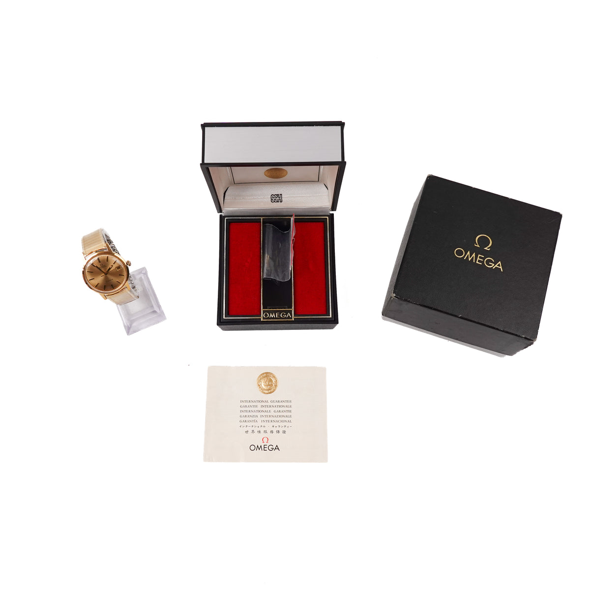 1973 Omega Geneve Date Automatic Ref. 166.070 Gold Filled Watch - Box & Papers