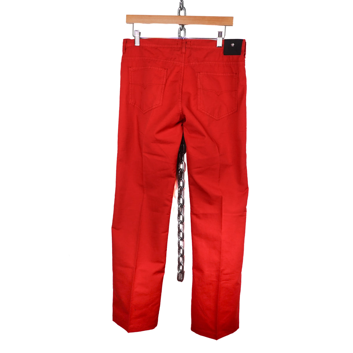 Versace Red Pants - Size 33