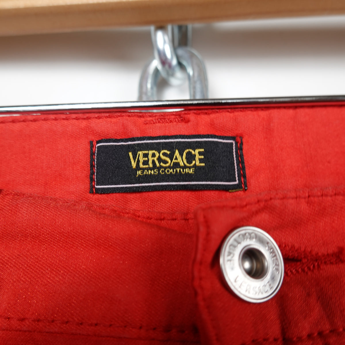 Versace Red Pants - Size 33