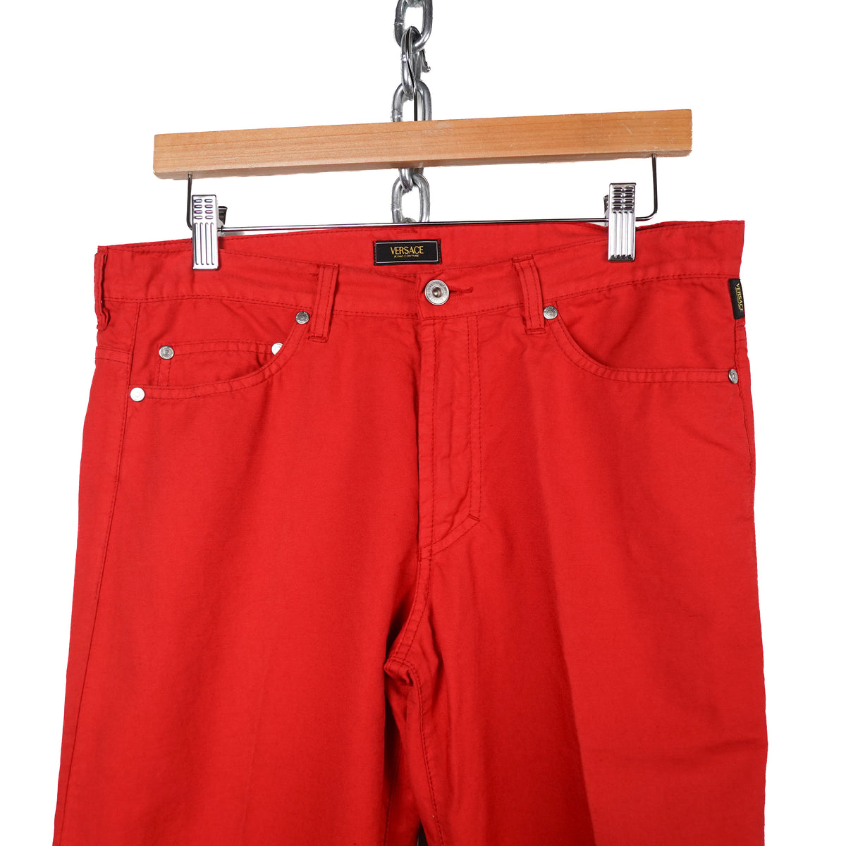 Versace Red Pants - Size 33