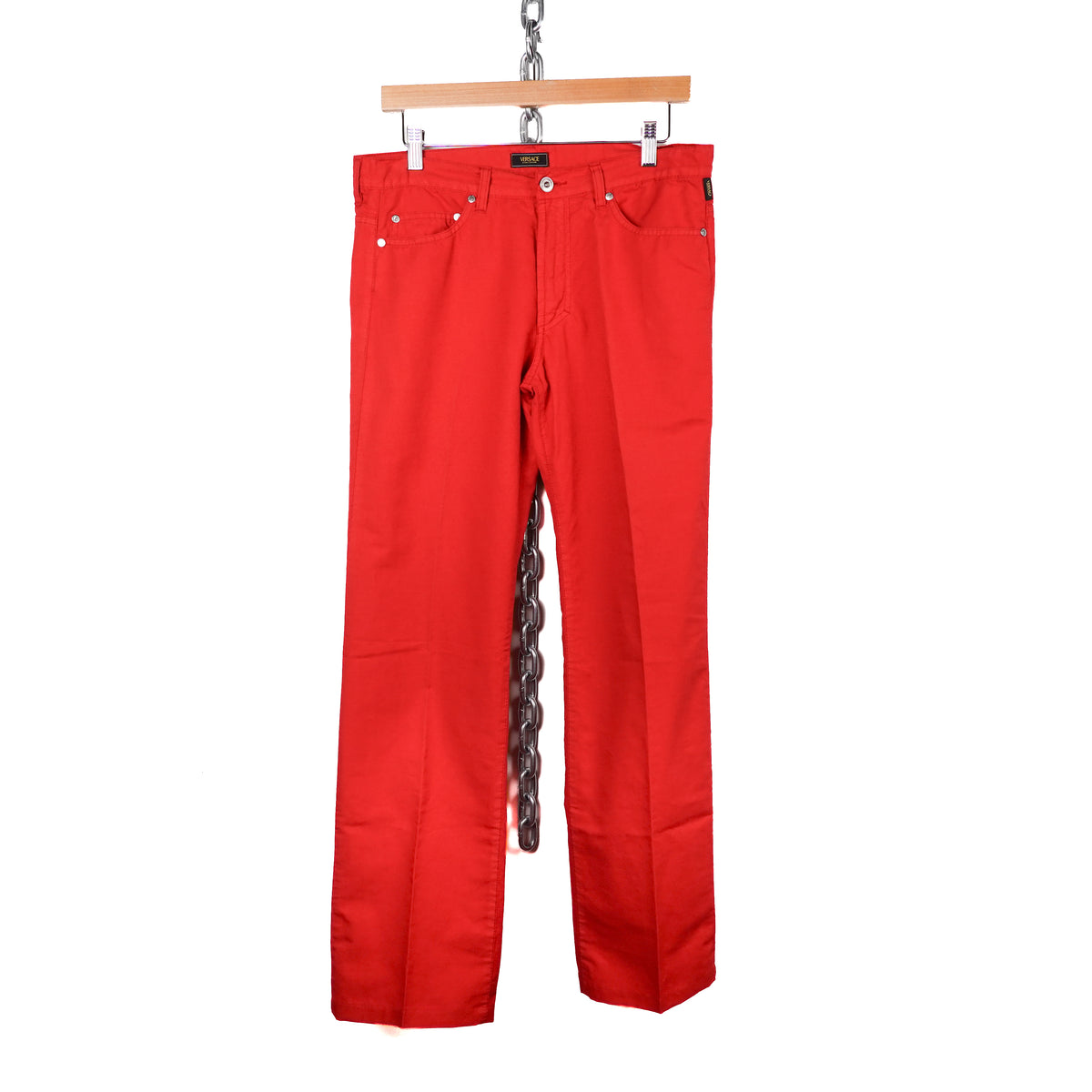Versace Red Pants - Size 33