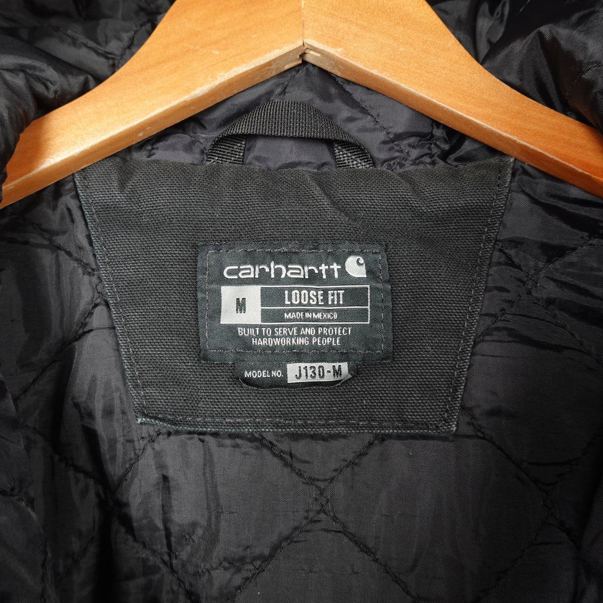 Carhartt Hooded Work Jacket - Size M