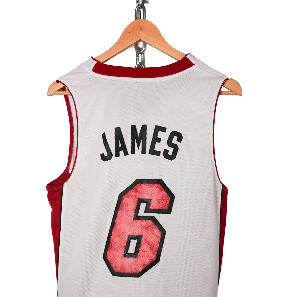 Miami Heat Lebron Jersey White - Size S