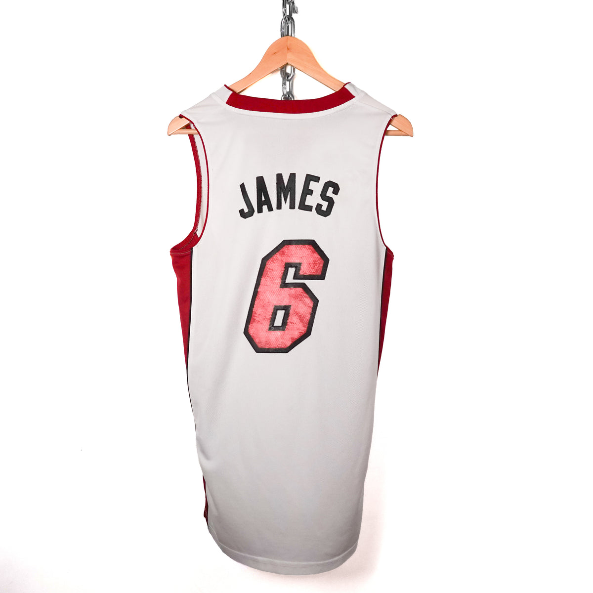 Miami Heat Lebron Jersey White - Size S