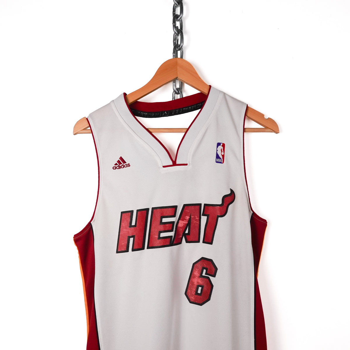 Miami Heat Lebron Jersey White - Size S