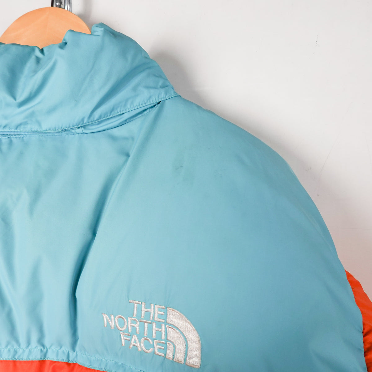 North Face Orange/Blue Nupste - Size XL