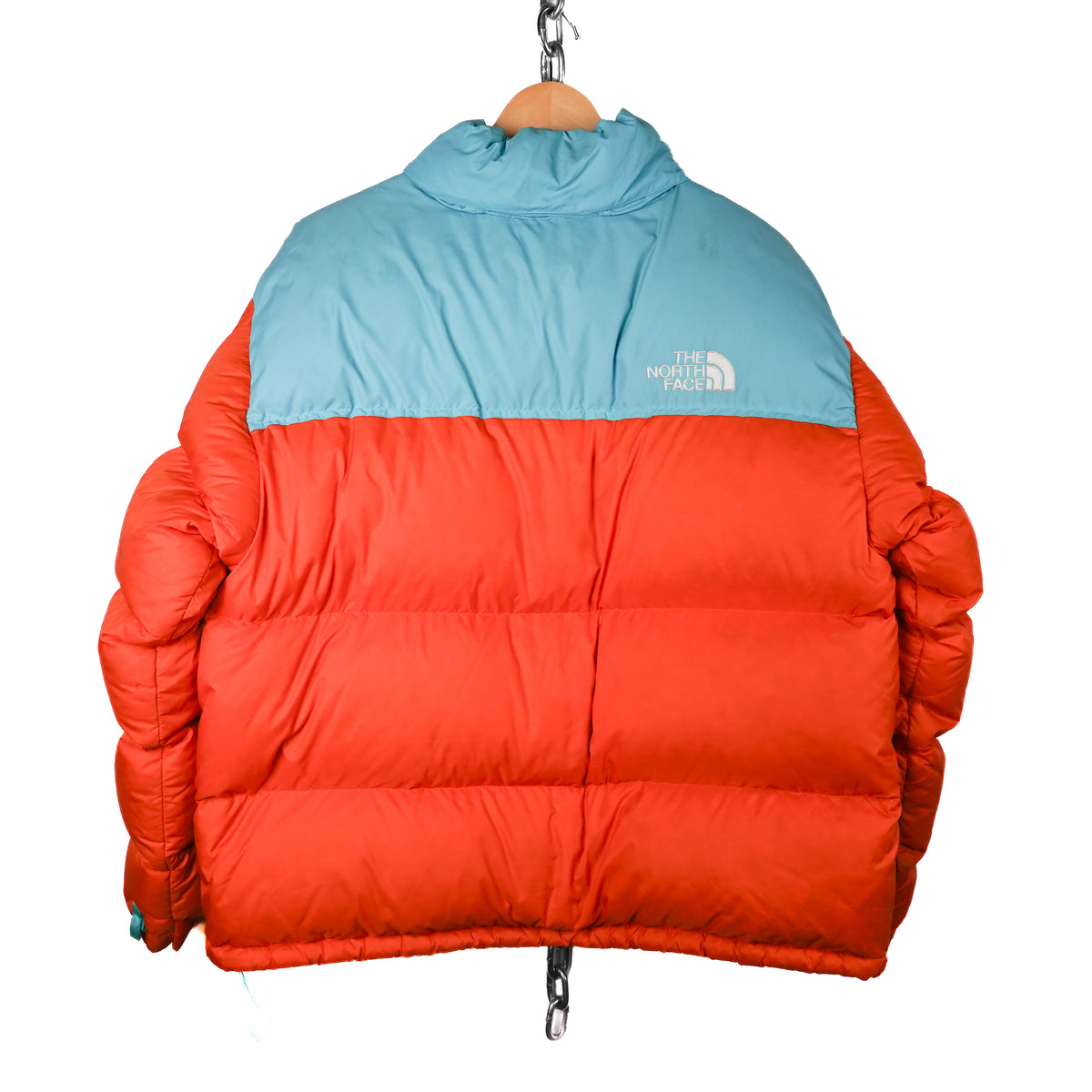 North Face Orange/Blue Nupste - Size XL