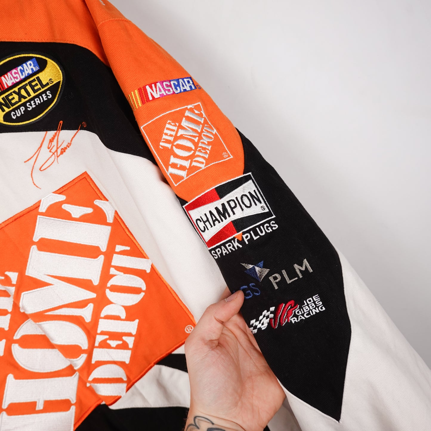 Vintage Home Depot Racing Jacket - Size L