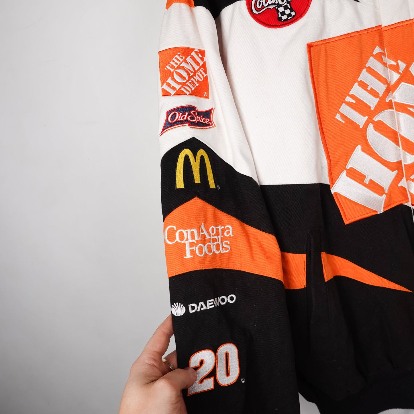 Vintage Home Depot Racing Jacket - Size L