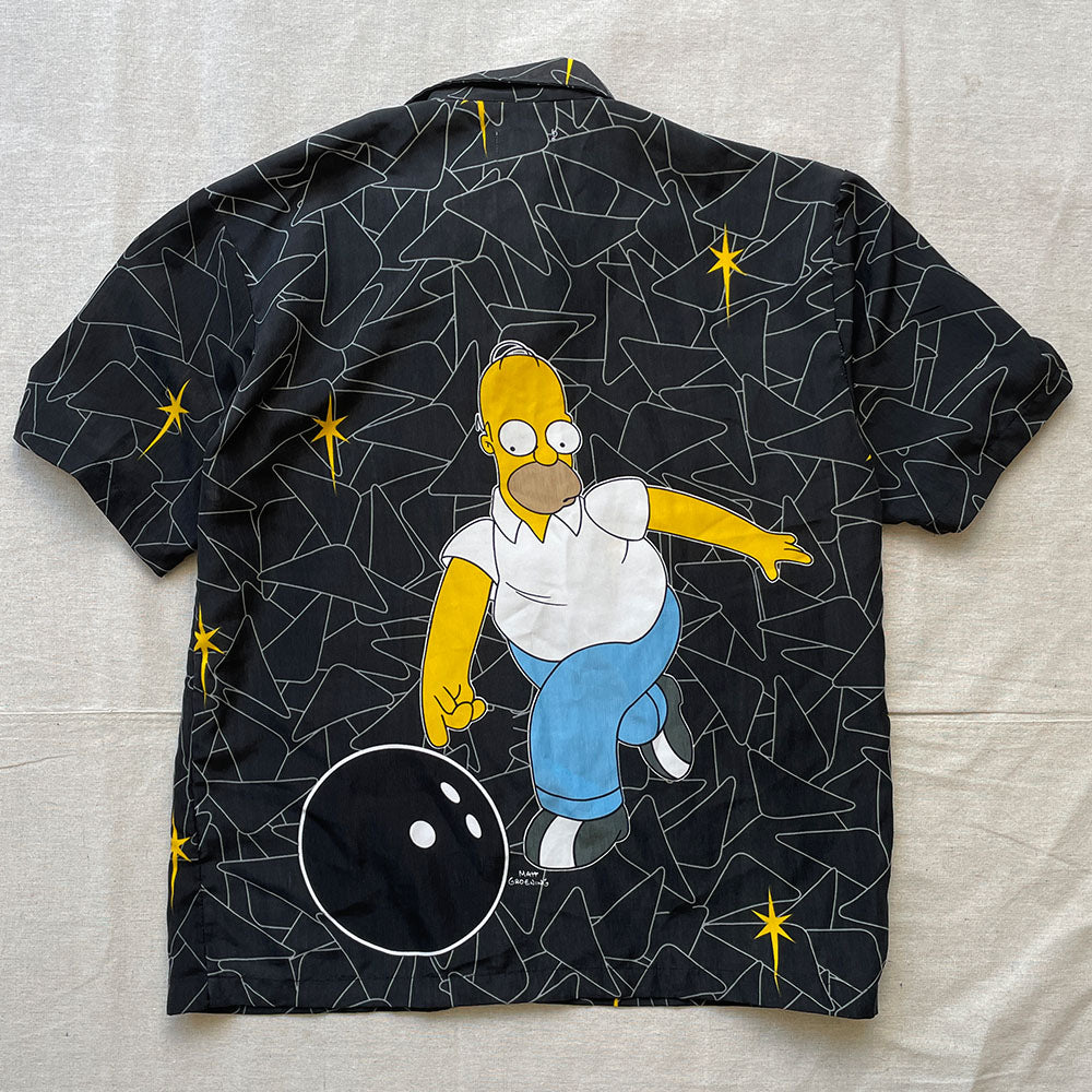 2002 Simpsons Homer Bowling Shirt - Size XL