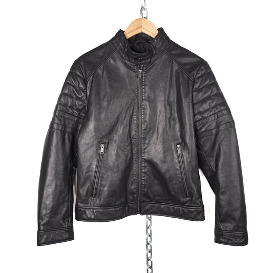 Hugo Boss Lamb Leather Jacket - Size M