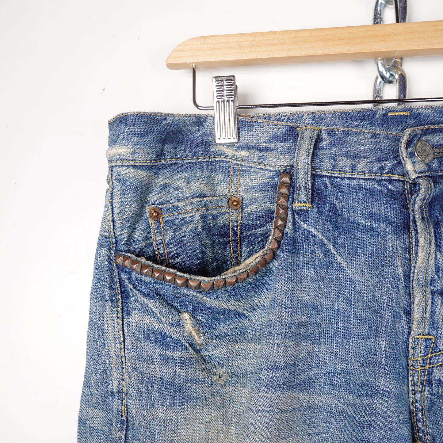 Hysteric Glamour Studded Denim - Size 32