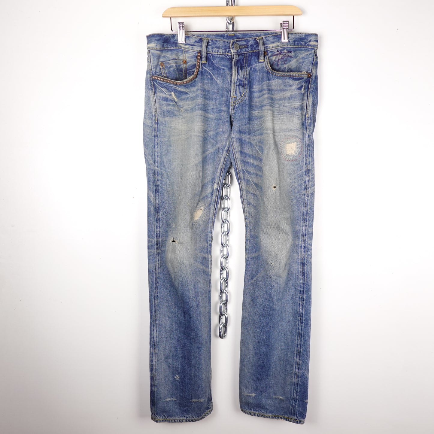 Hysteric Glamour Studded Denim - Size 32