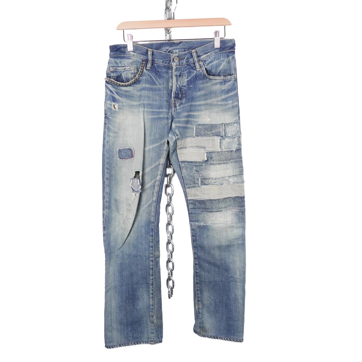 Hysteric Glamour Repaired Denim Pant - Size 30