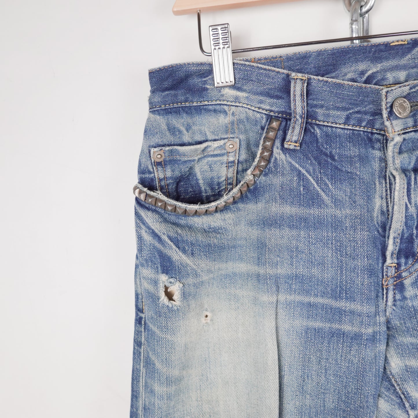 Hysteric Glamour Repaired Denim Pant - Size 30