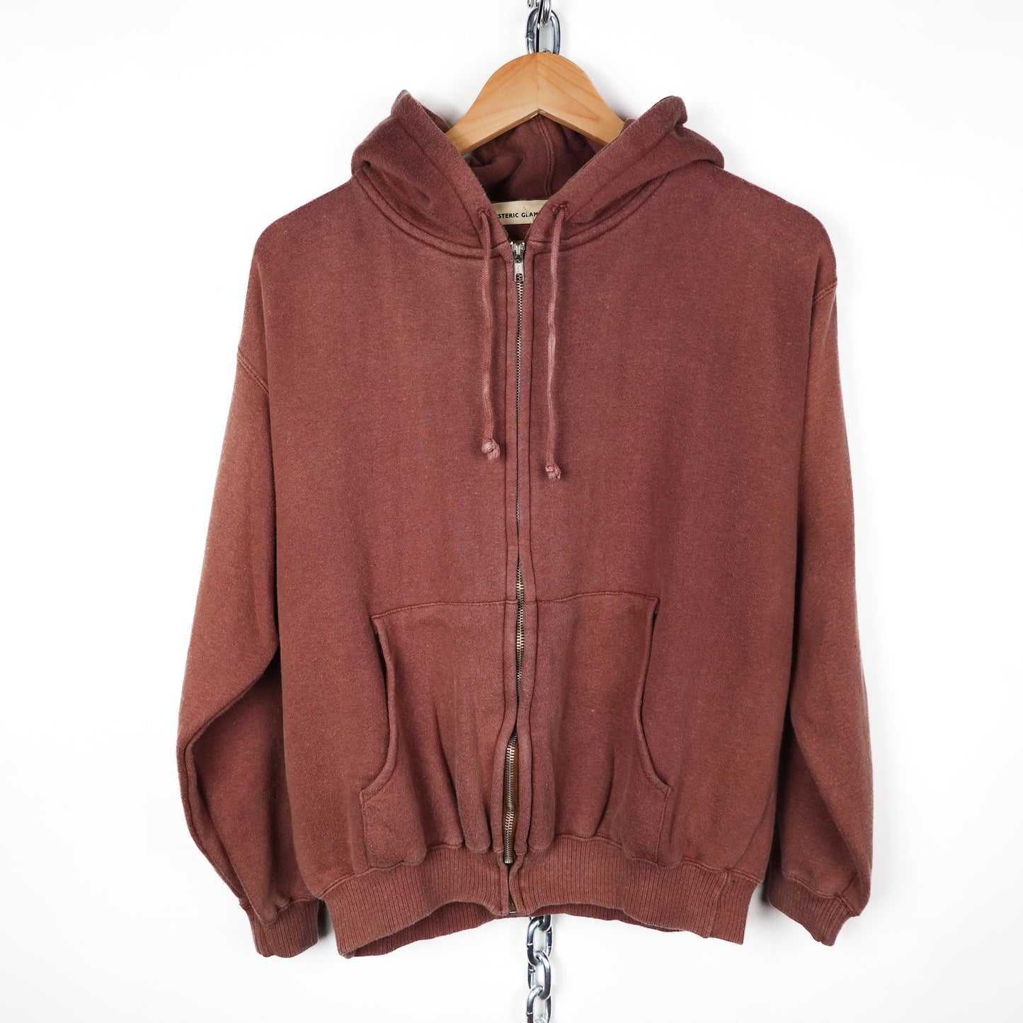 Vintage Hysteric Glamour Pin Up Girl Zip Up Hoodie - Size S