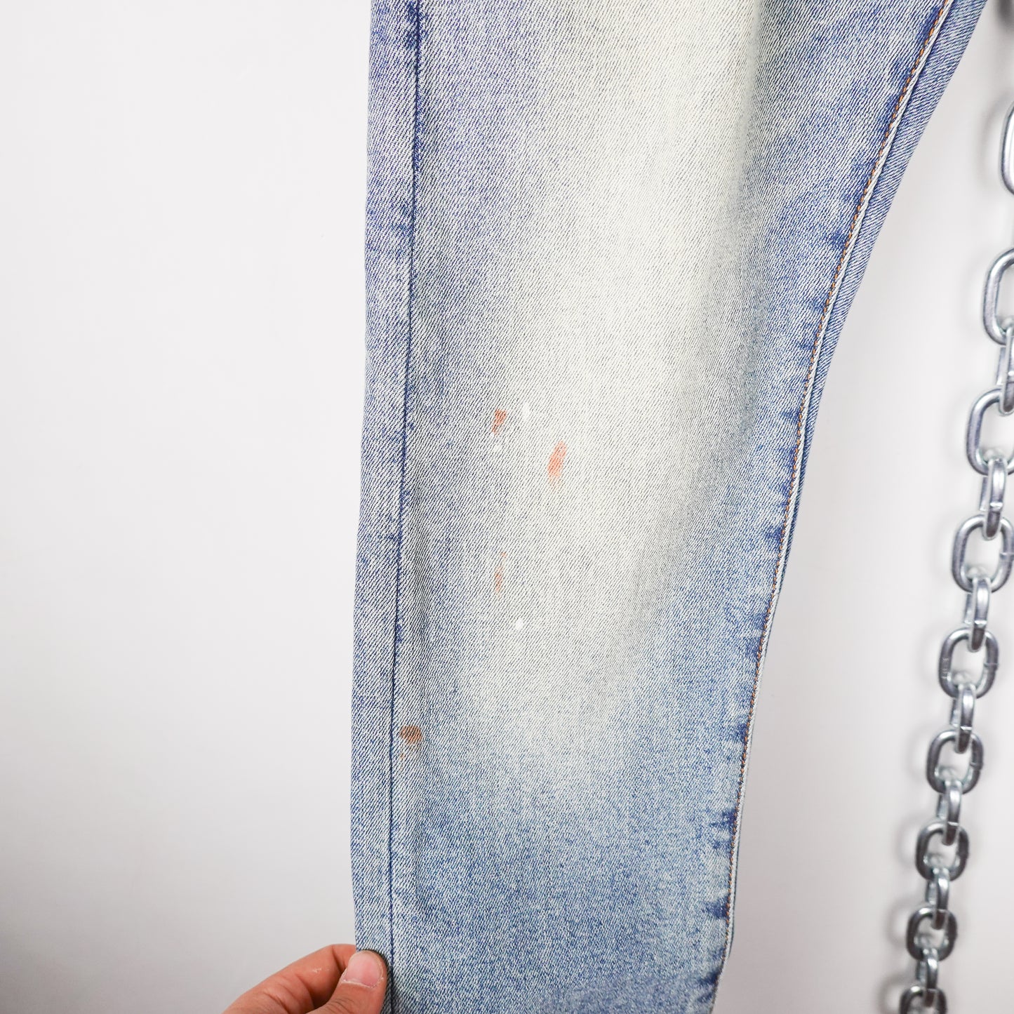 Ice Cream Embroidered Jeans - Size 32