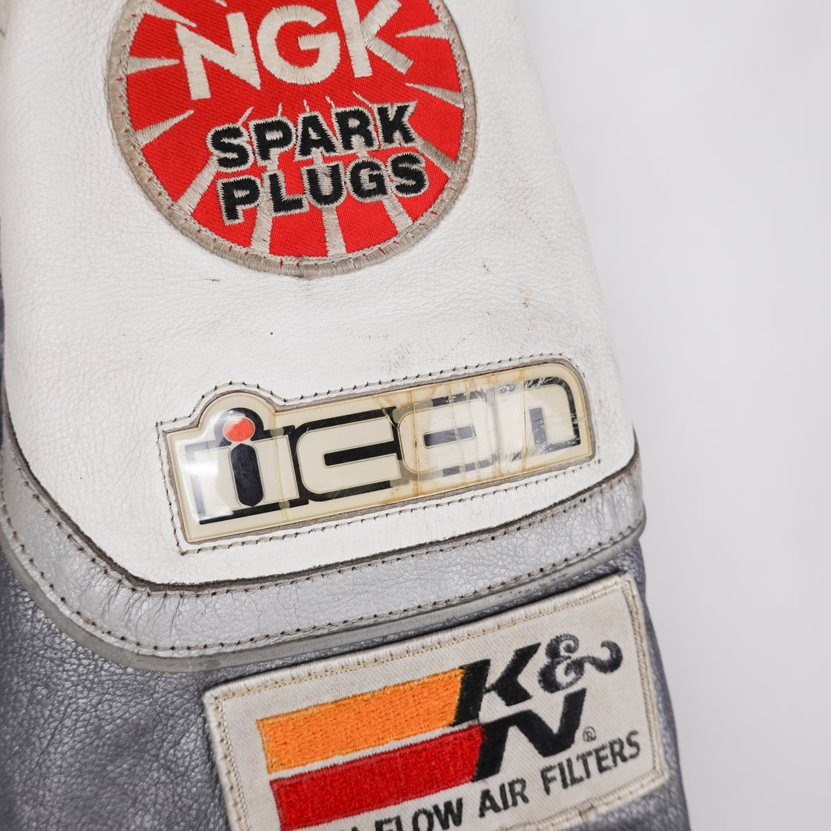 Y2K Icon Leather Racing Jacket - Size XL