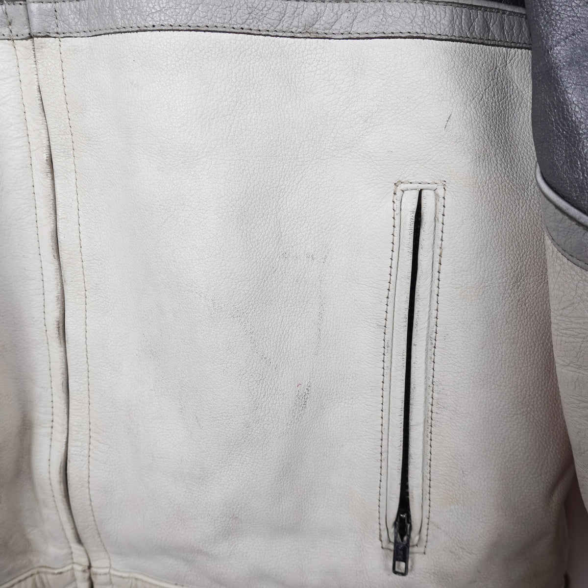Y2K Icon Leather Racing Jacket - Size XL