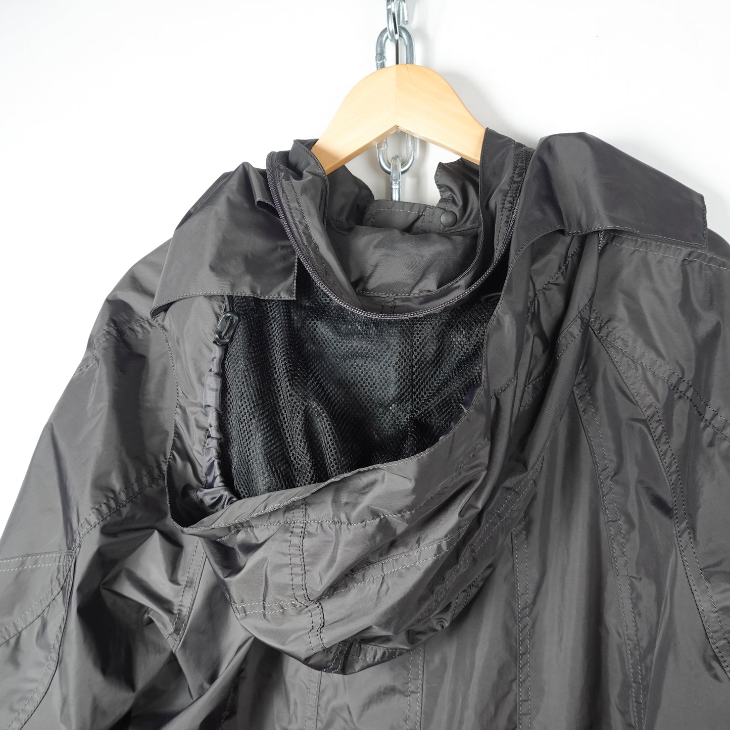 AW2015 Issey Miyake Fete Nylon Trench Coat - Size XL
