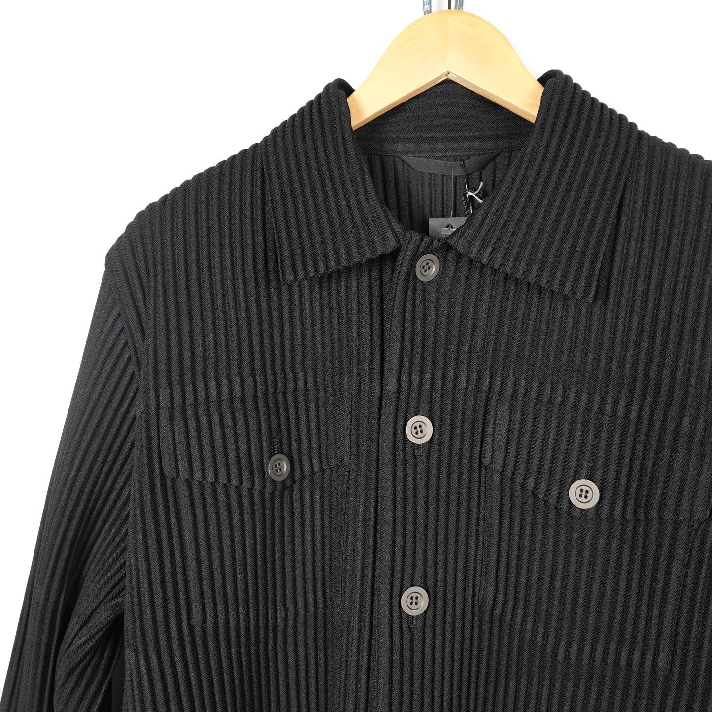 Homme Plisse Issey Miyake Wool Like Trucker Jacket - Size 02