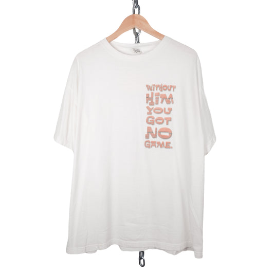 1990s Spalding Jesus Tee - Size XXL