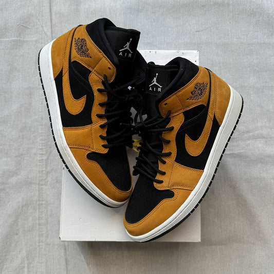 Jordan 1 Mid Desert Ochre - Size 11W/9.5M