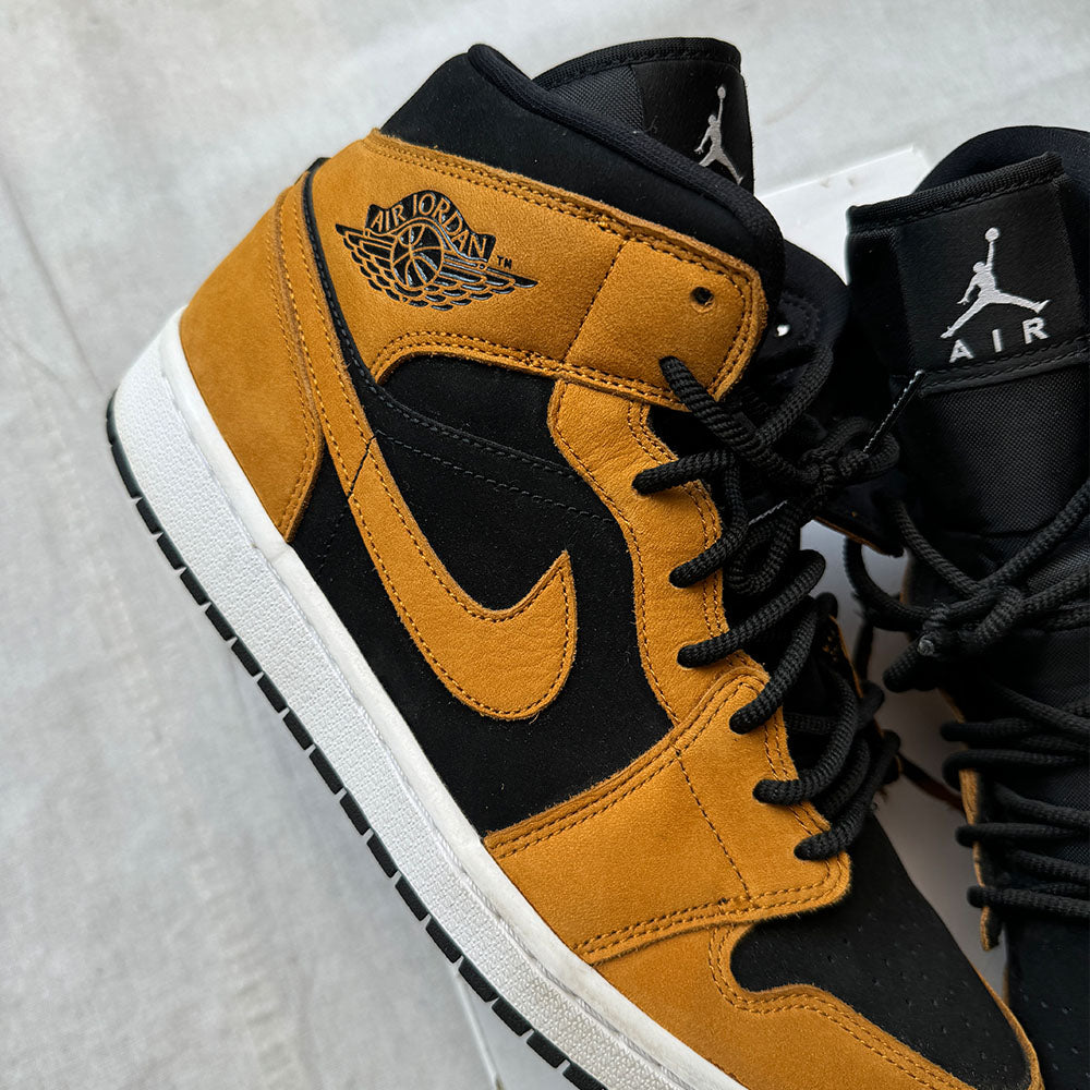 Jordan 1 Mid Desert Ochre - Size 11W/9.5M