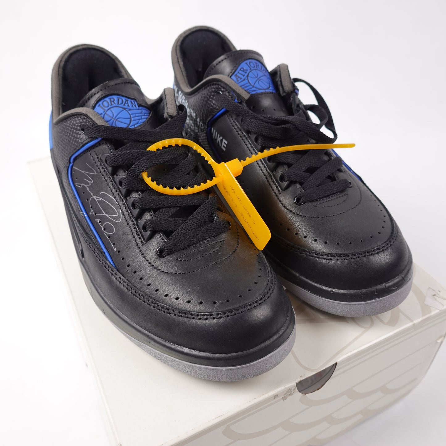 Jordan 2 Low SP Off-White Black Blue - Size 9.5