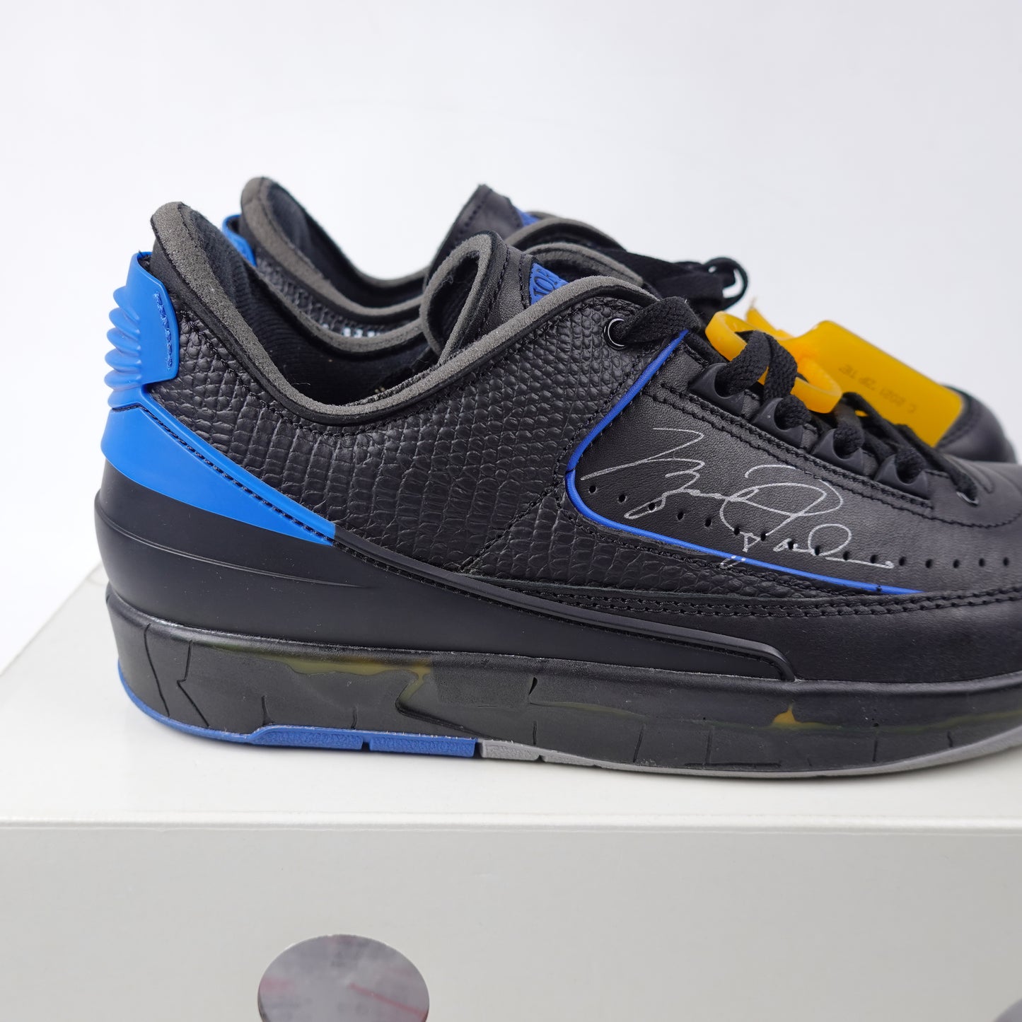 Jordan 2 Low SP Off-White Black Blue - Size 9.5