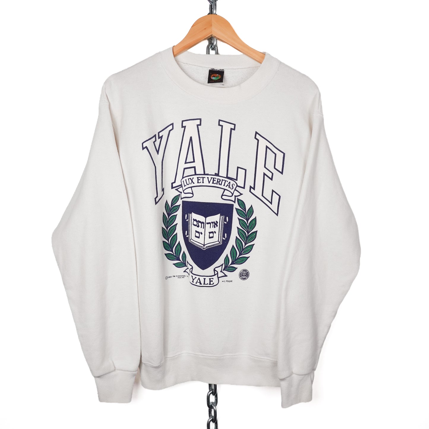 1989 Yale University Crewneck - Size L