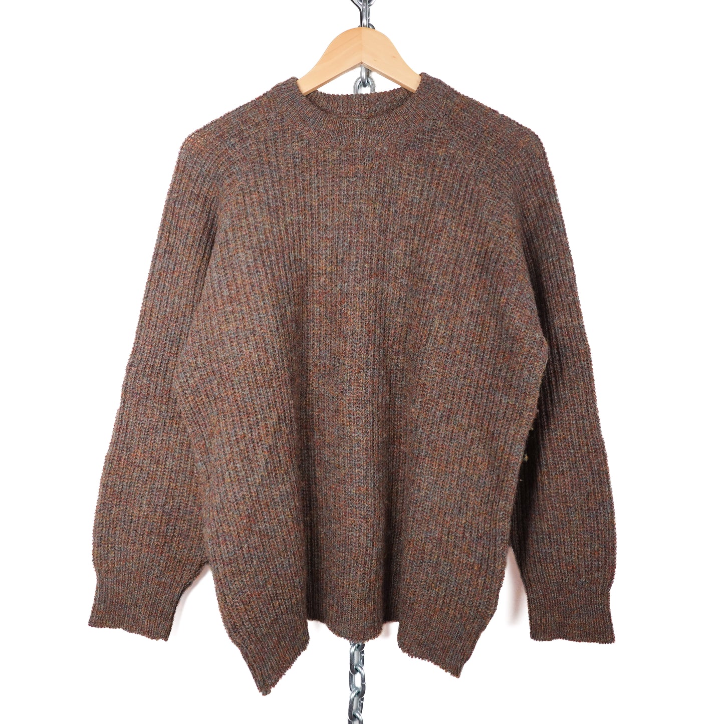 Vintage Pure Wool Knit Sweater - Size M