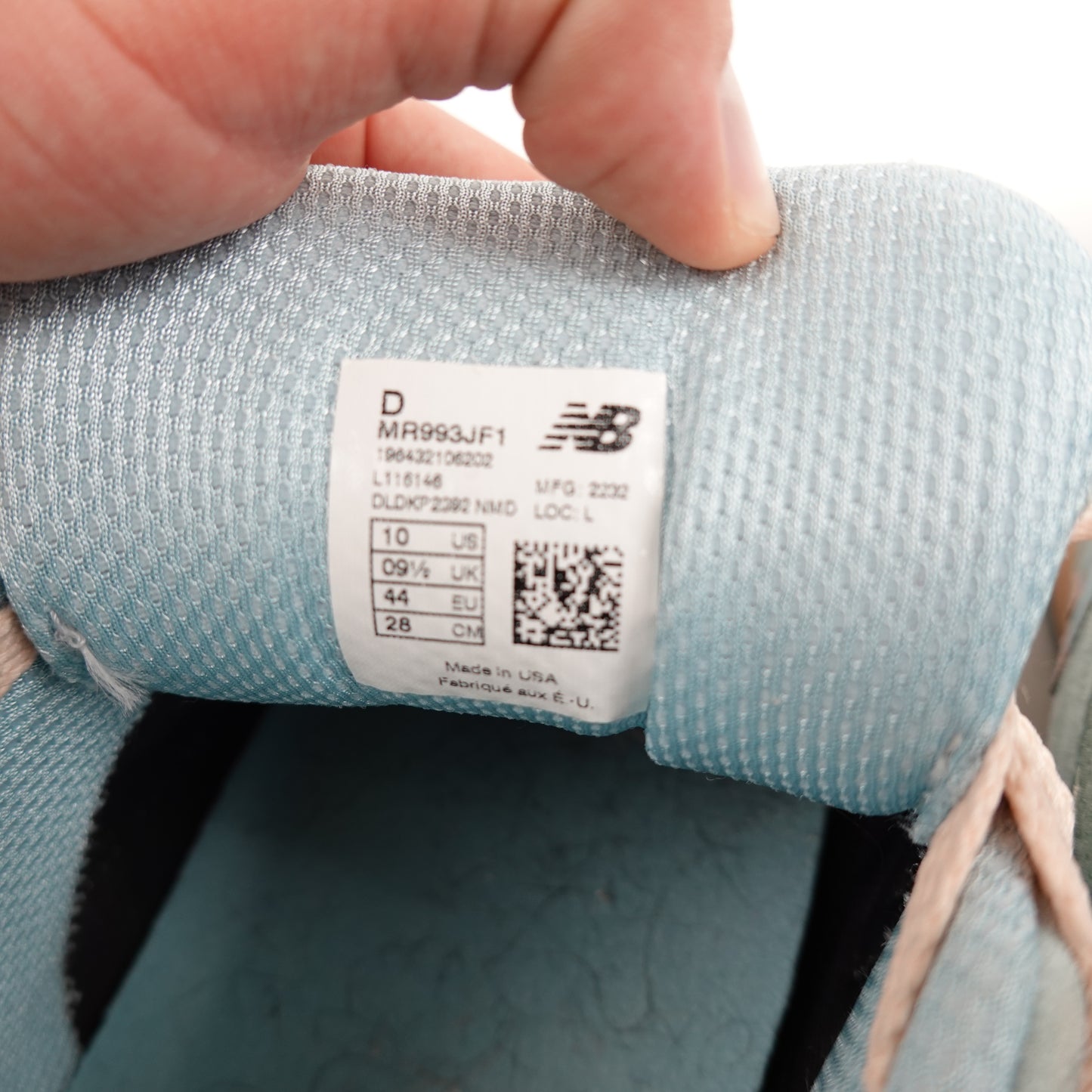 New Balance x Joe Fresh Goods 993 Arctic Blue - Size 10