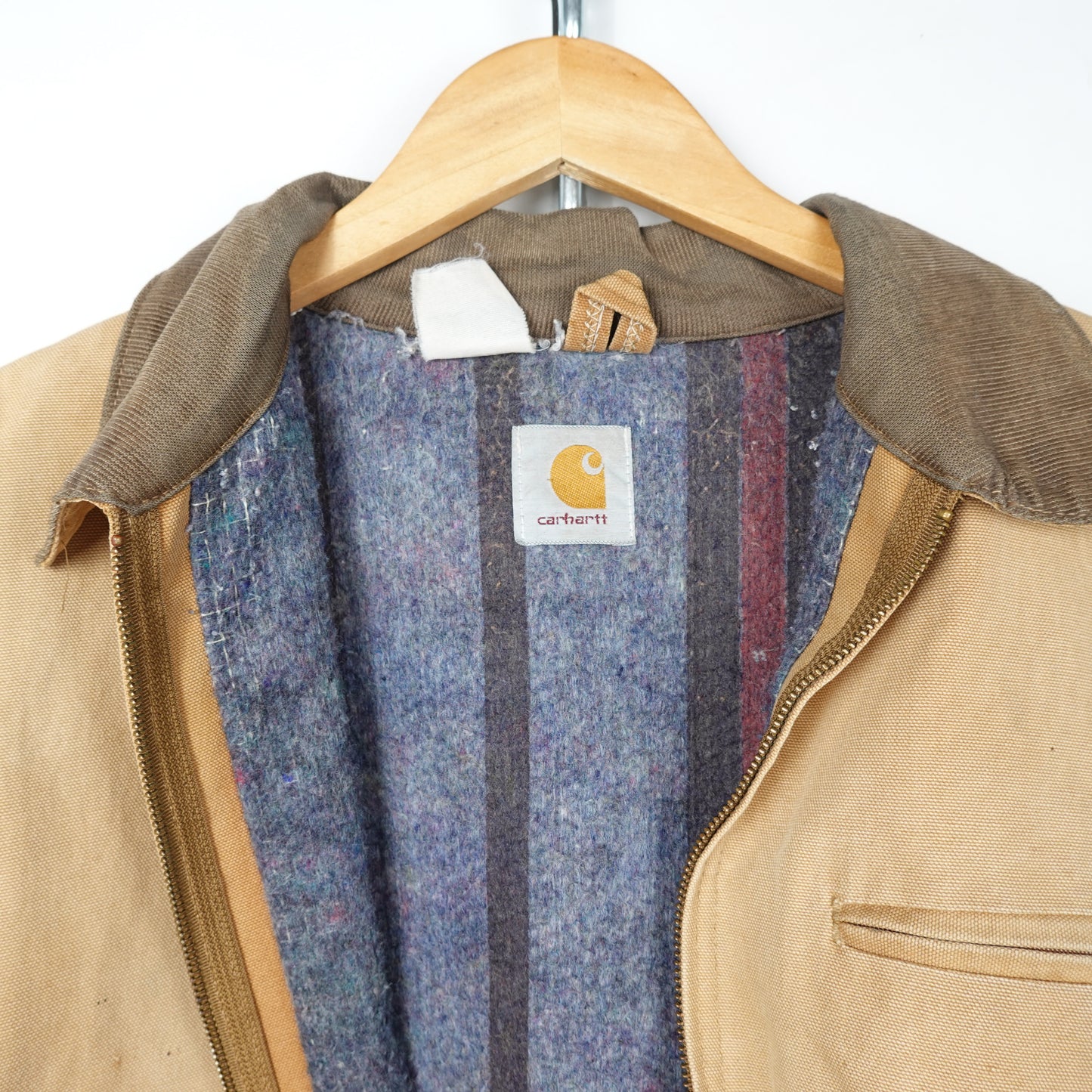 Vintage Carhartt Detroit Tan Jacket - Size XL