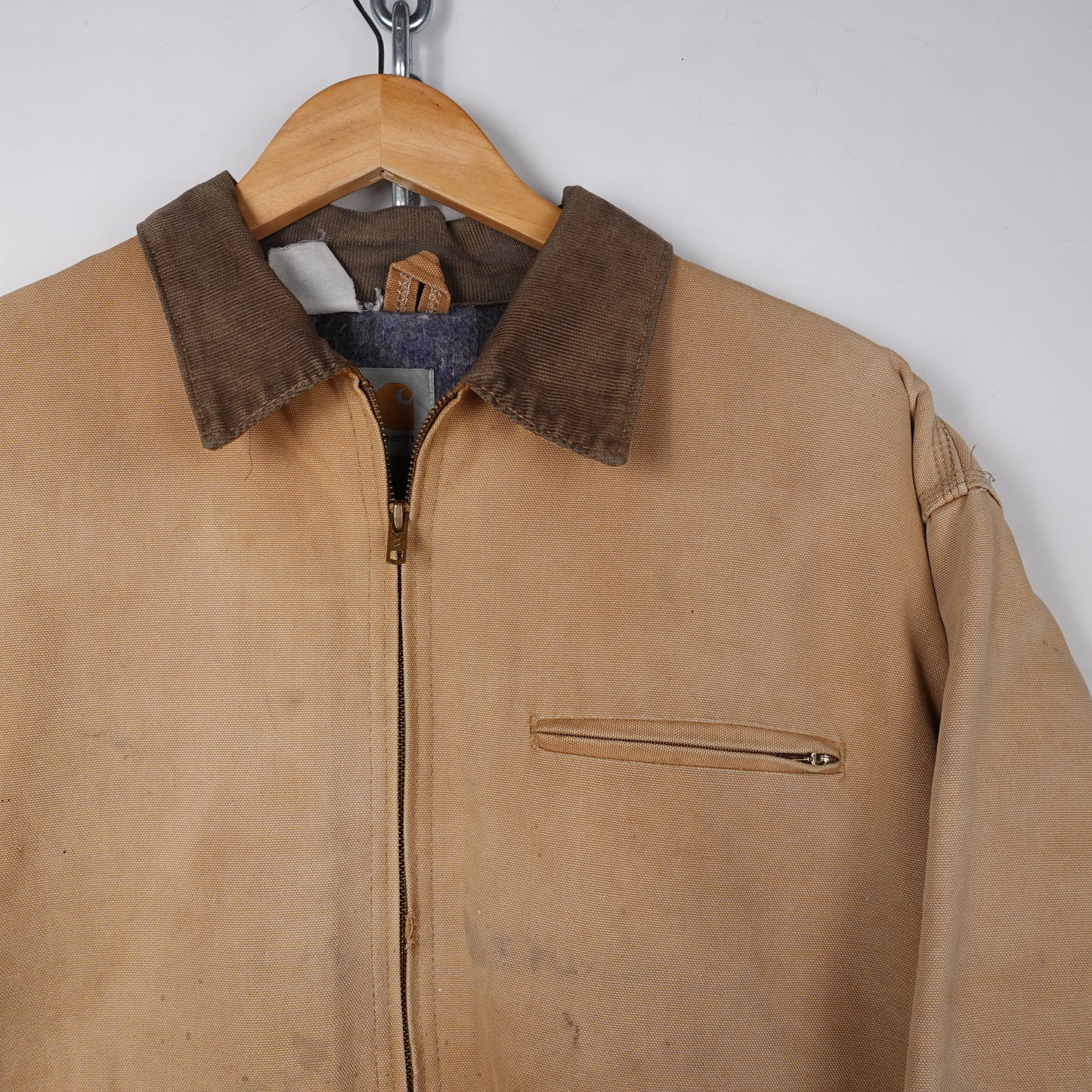 Vintage Carhartt Detroit Tan Jacket - Size XL