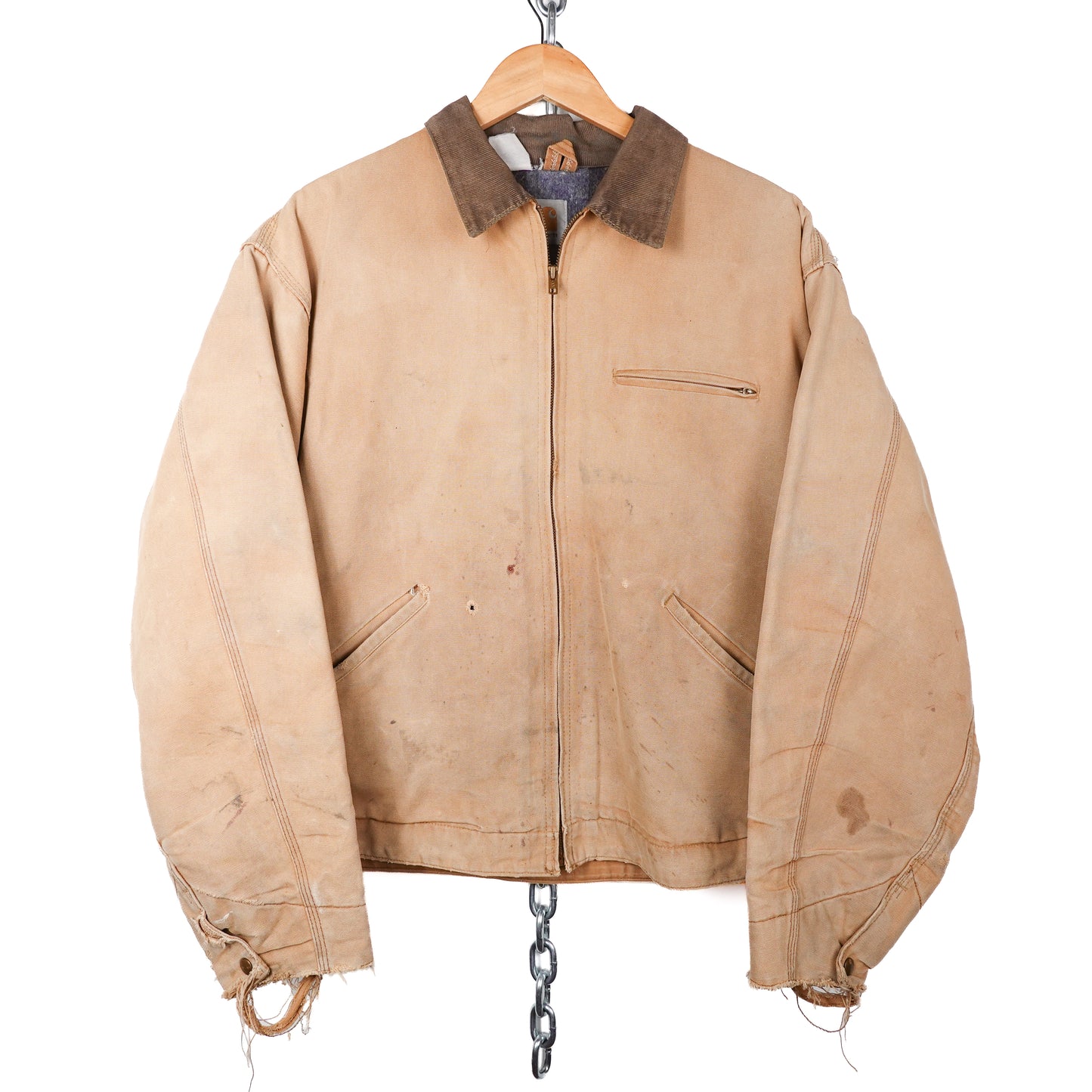 Vintage Carhartt Detroit Tan Jacket - Size XL