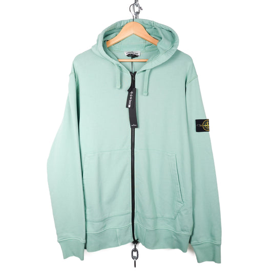 Stone Island Zip Up Hoodie - Size 2XL