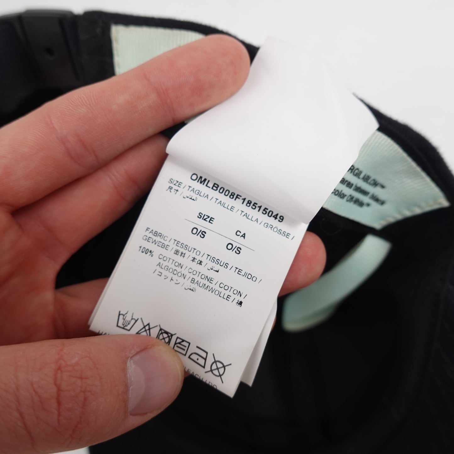 Off White Baseball Cap