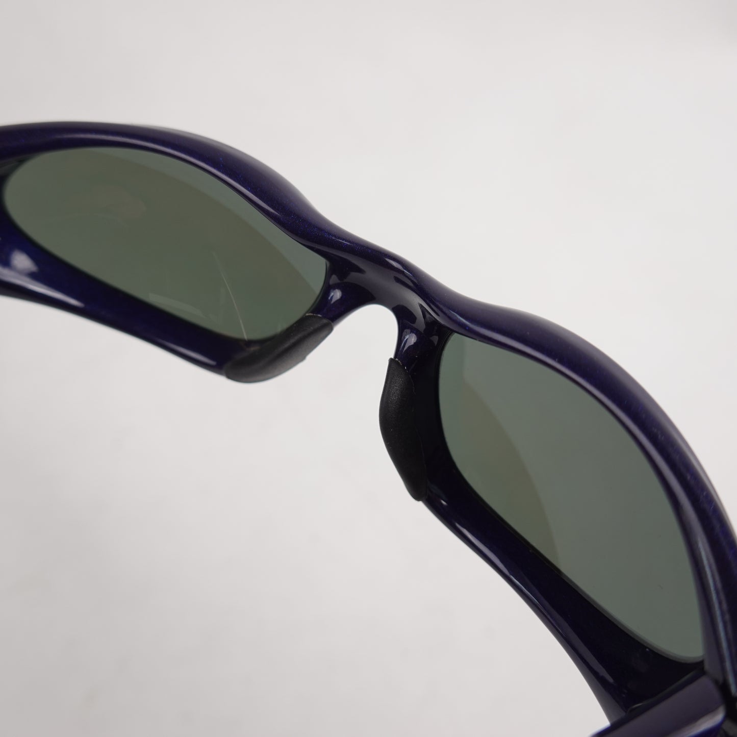 1990s Oakley Eye Jacket 2.0 Midnight Blue Sunglasses