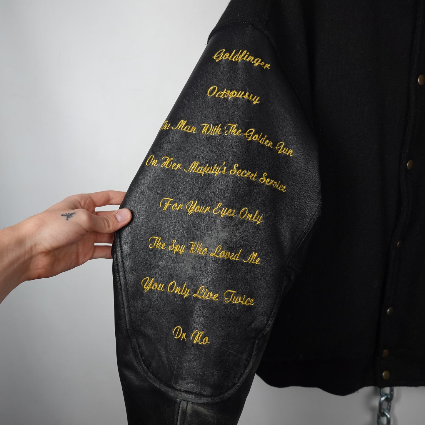 1990s Golden Eye 007 Promo Varsity Jacket - Size XXL