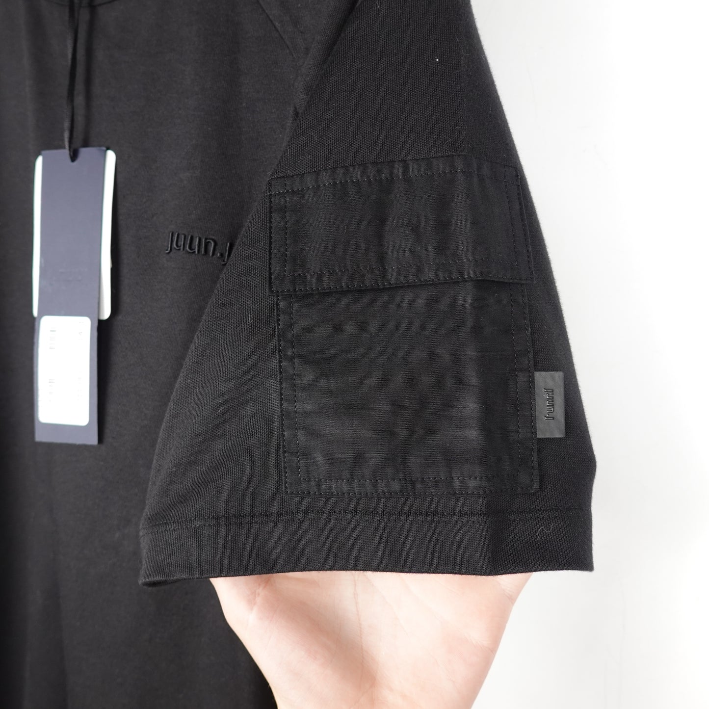 Juun.J Sleeve Pocket Tee - Size S