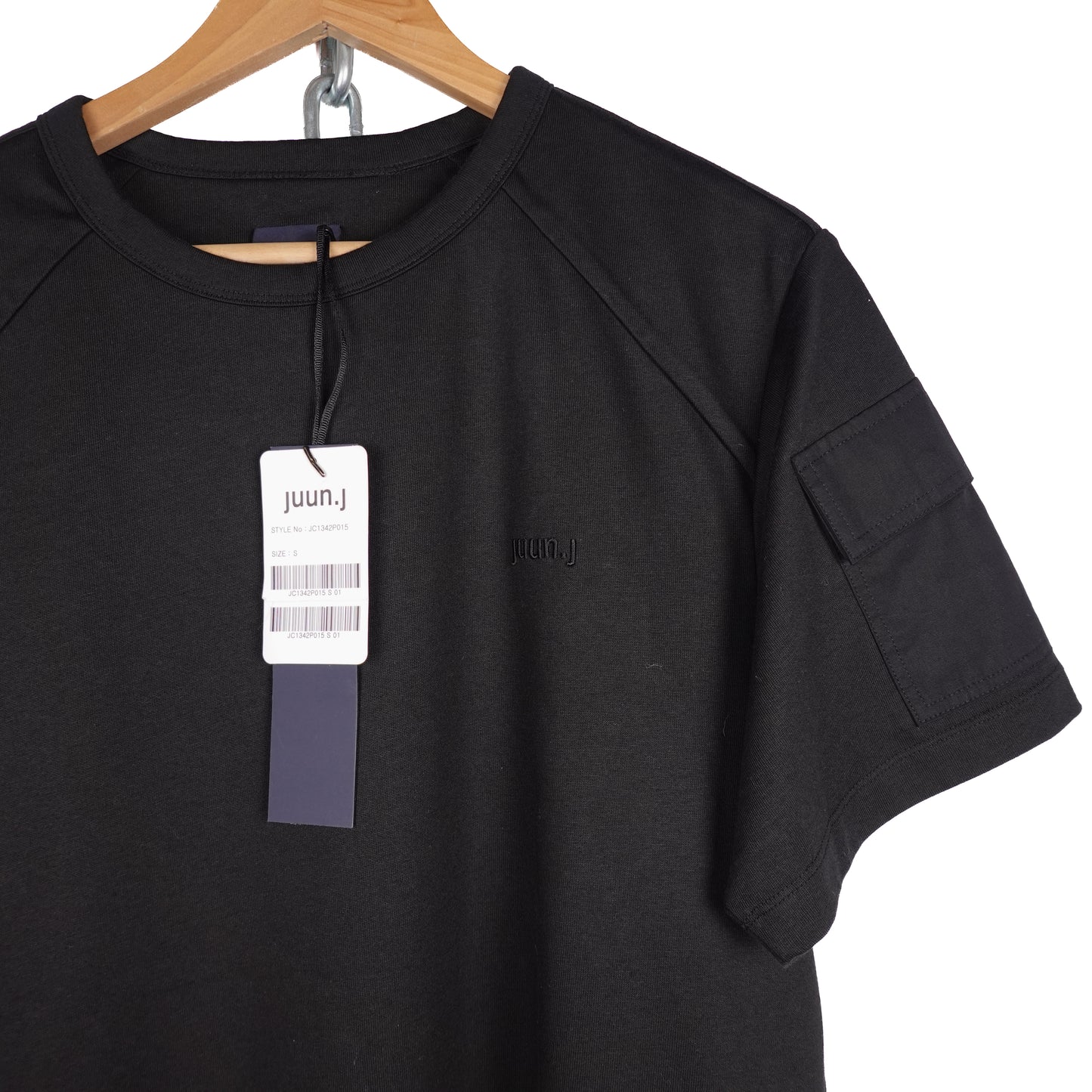Juun.J Sleeve Pocket Tee - Size S