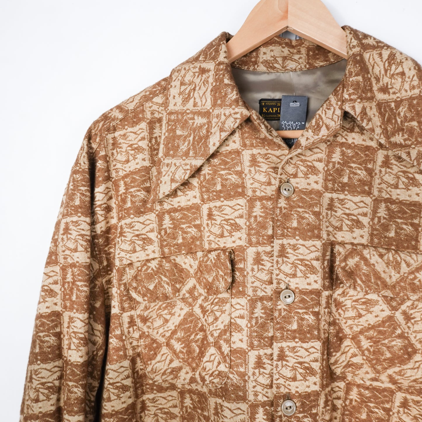Kapital Camp Jacquard Button Up - Size 3