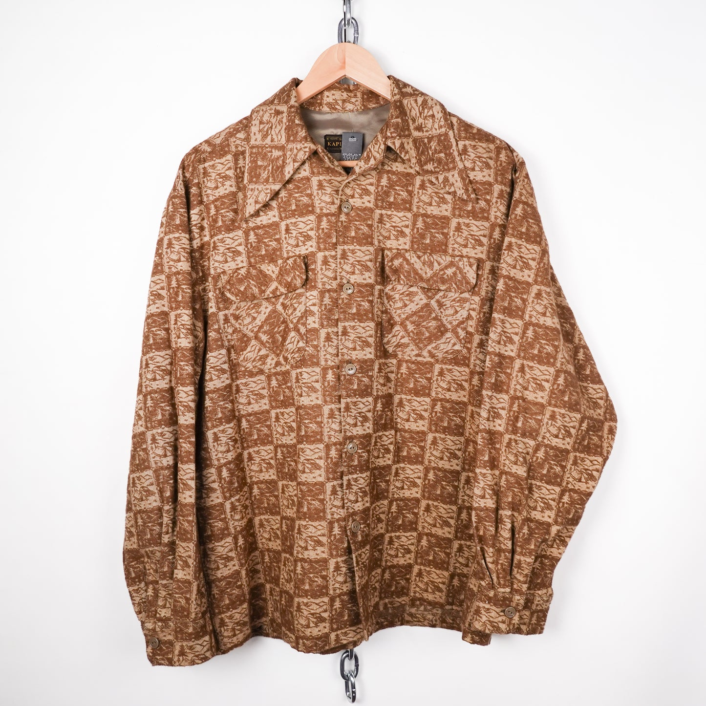 Kapital Camp Jacquard Button Up - Size 3