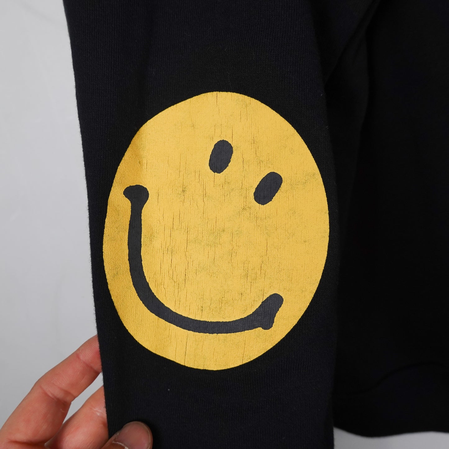 Kapital Smiley Elbow Crewneck - Size 5
