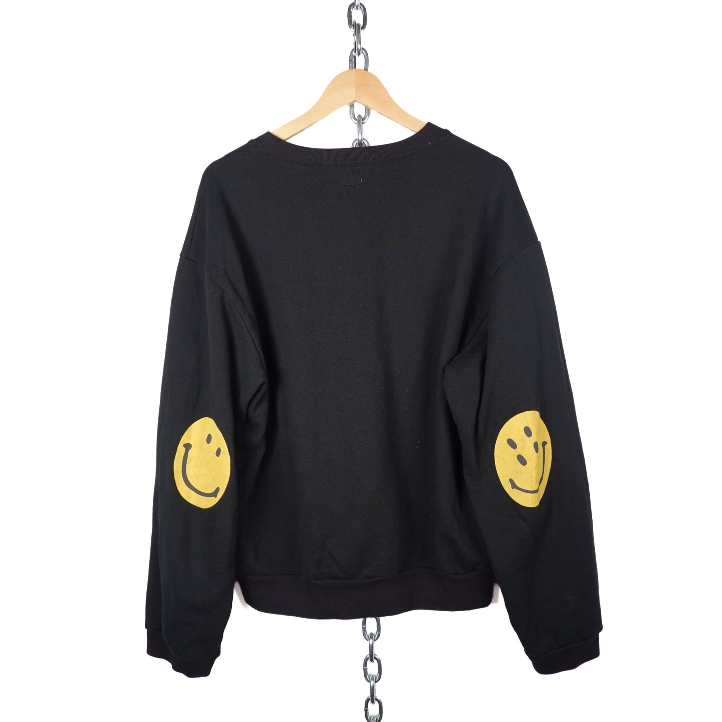 Kapital Smiley Elbow Crewneck - Size 5