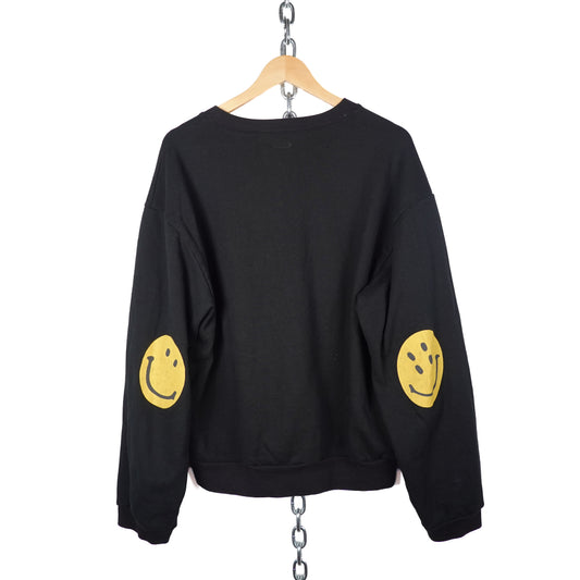 Kapital Smiley Elbow Crewneck - Size 5