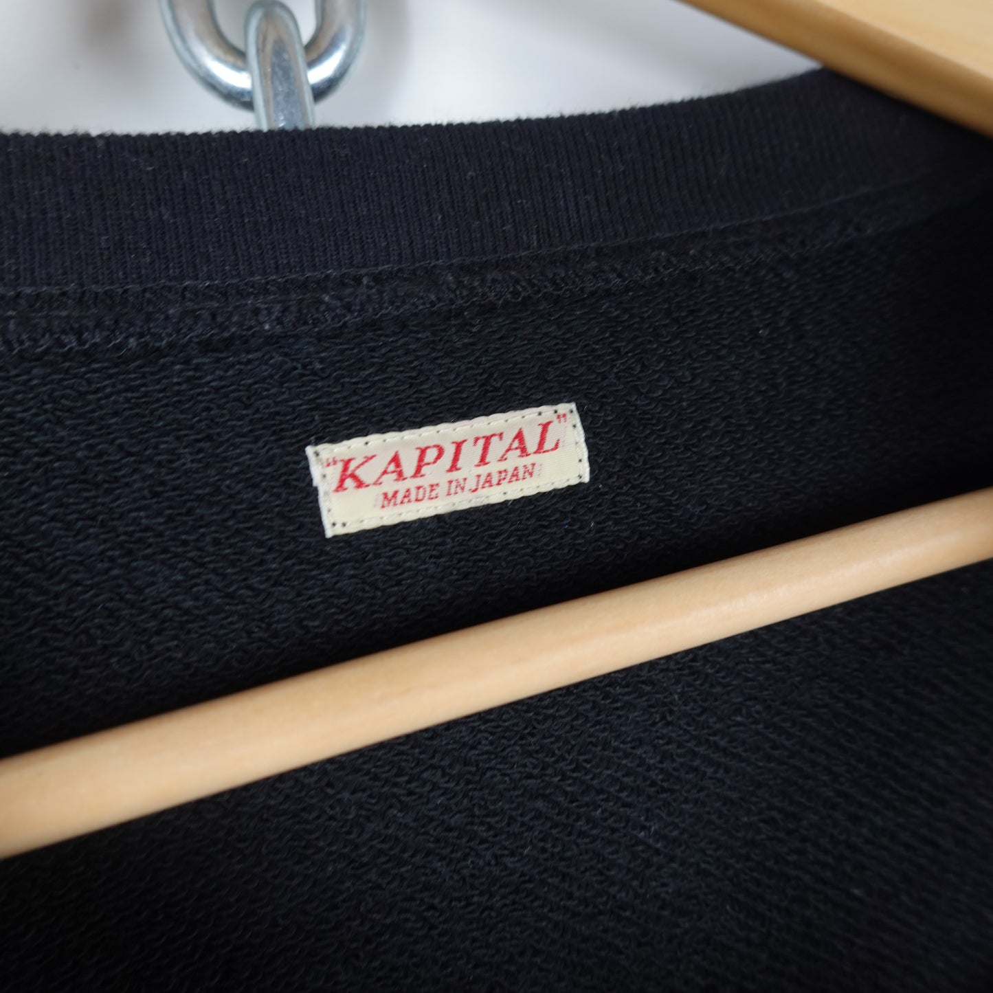 Kapital Smiley Elbow Crewneck - Size 5