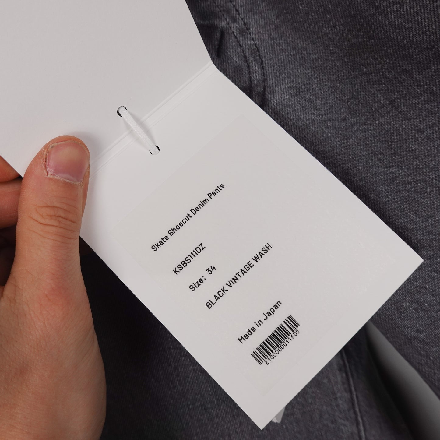 Kaptain Sunshine Grey Denim - Size 32